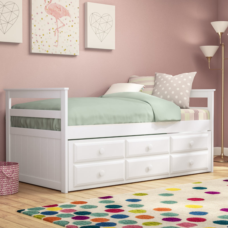 twin size trundle bed